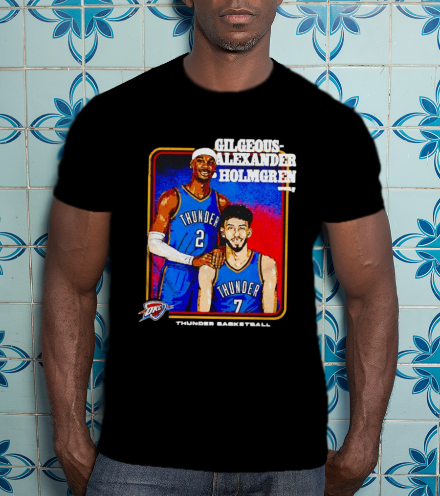 Gilgeous Alexander Holmgren OKC Thunder Basketball Step Brothers T-Shirt