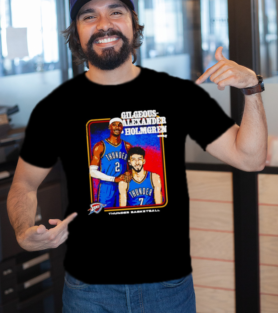 Gilgeous Alexander Holmgren OKC Thunder Basketball Step Brothers T-Shirt