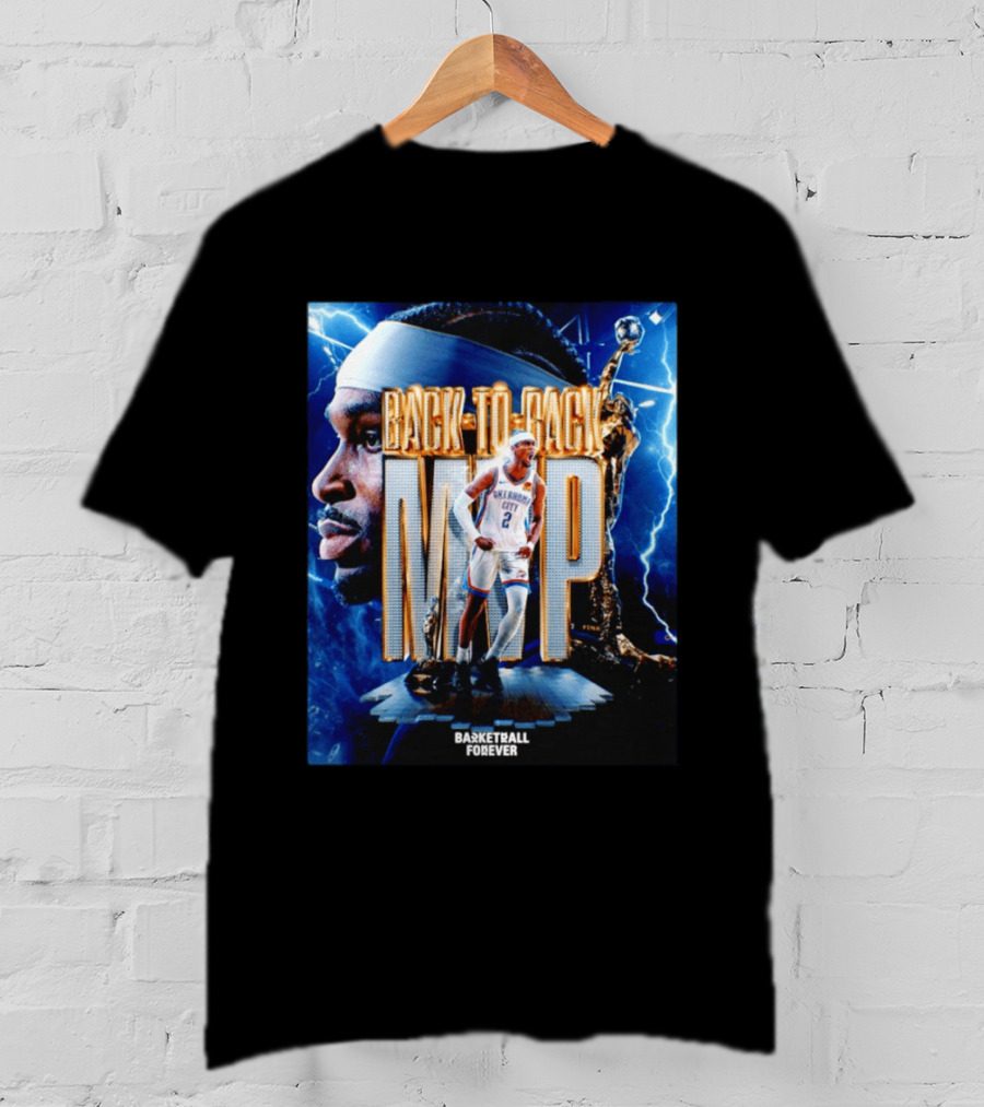 Back To Back MVP Oklahoma City Basketball Forever T-Shirt