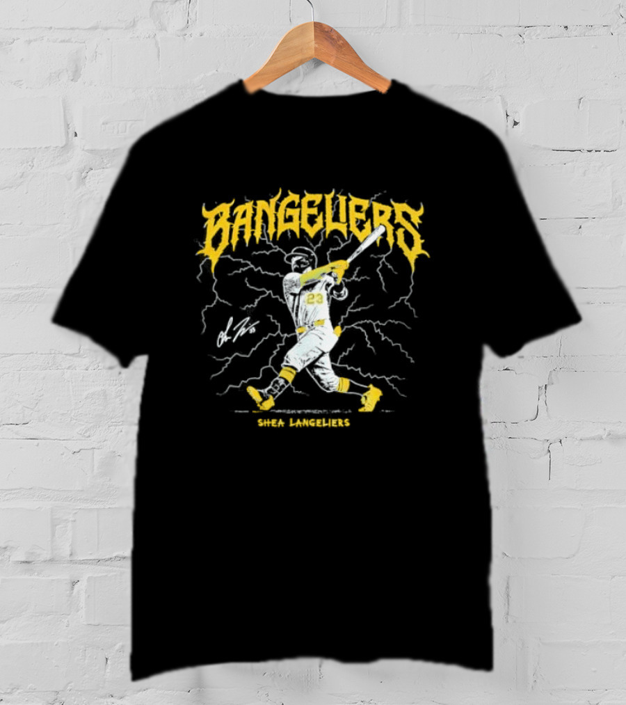 Bangeliers Shea Langeliers Oakland Athletics MLB Swing The Stick T-Shirt