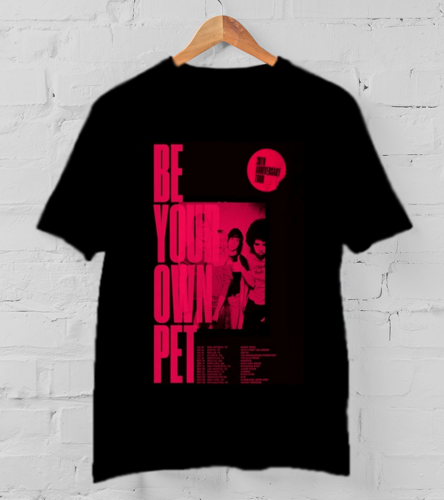 Be Your Own Pet 20th Anniversary Tour 2026 T-Shirt