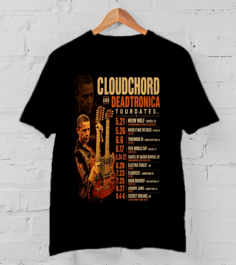 Cloudchord And Deadtronica Tourdates 2026 Meow Wolf Denver Secret Dreams Ohio T-Shirt