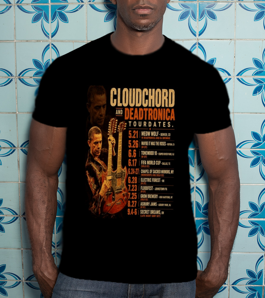 Cloudchord And Deadtronica Tourdates 2026 Meow Wolf Denver Secret Dreams Ohio T-Shirt