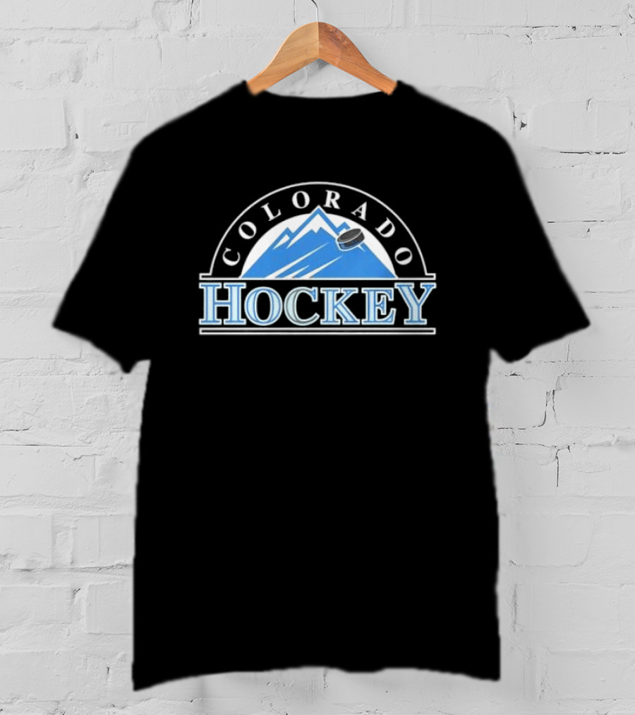 Colorado Avalanche Hockey Mountain Curve T-Shirt