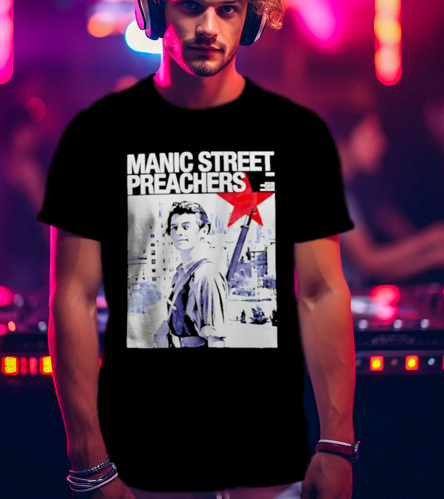 Manic Street Preachers Red Star Image T-Shirt