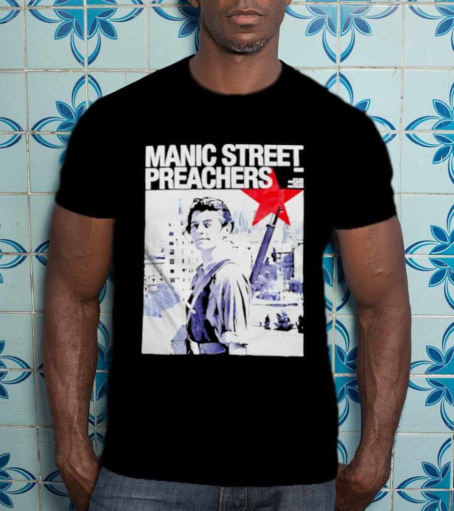 Manic Street Preachers Red Star Image T-Shirt