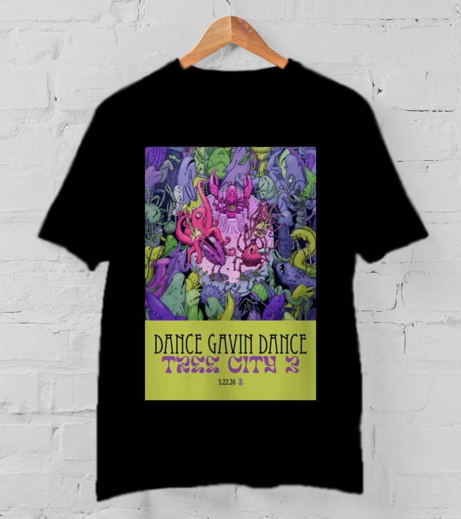 Dance Gavin Dance Tree City 2 May 22 2026 Concert T-Shirt