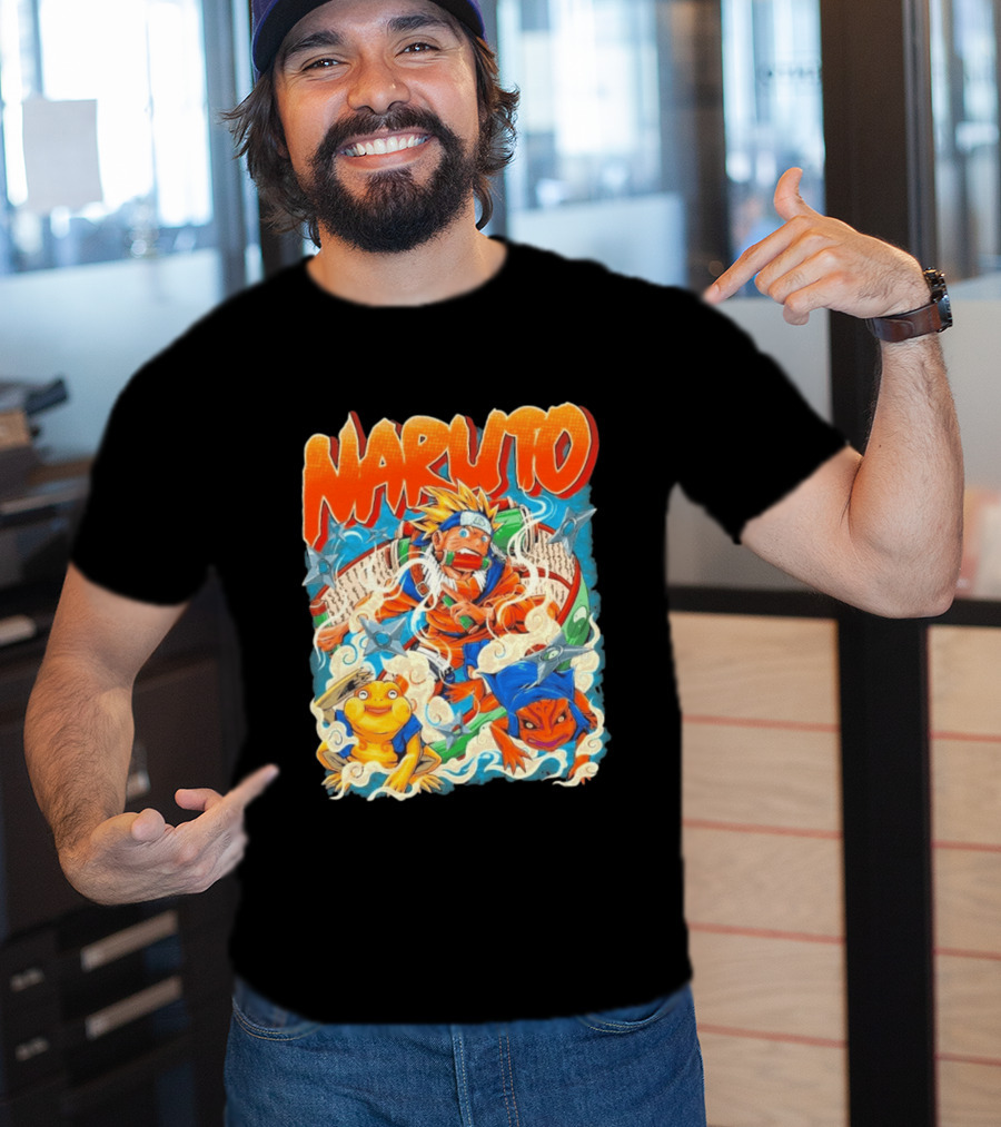 Naruto Uzumaki Toad Summoning Adventure Anime Ninja T-Shirt