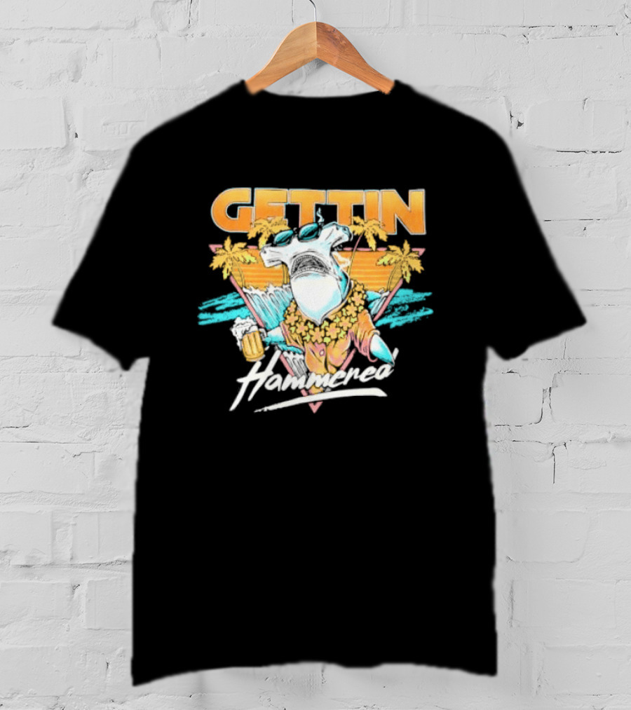 Gettin' Hammerhead Tropical Beach Vibes T-Shirt