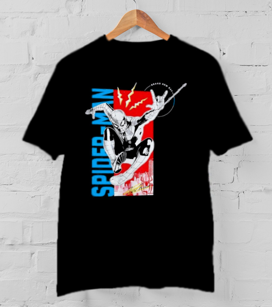 Spider Man Web Slinging Marvel Universe Brand New Day T-Shirt