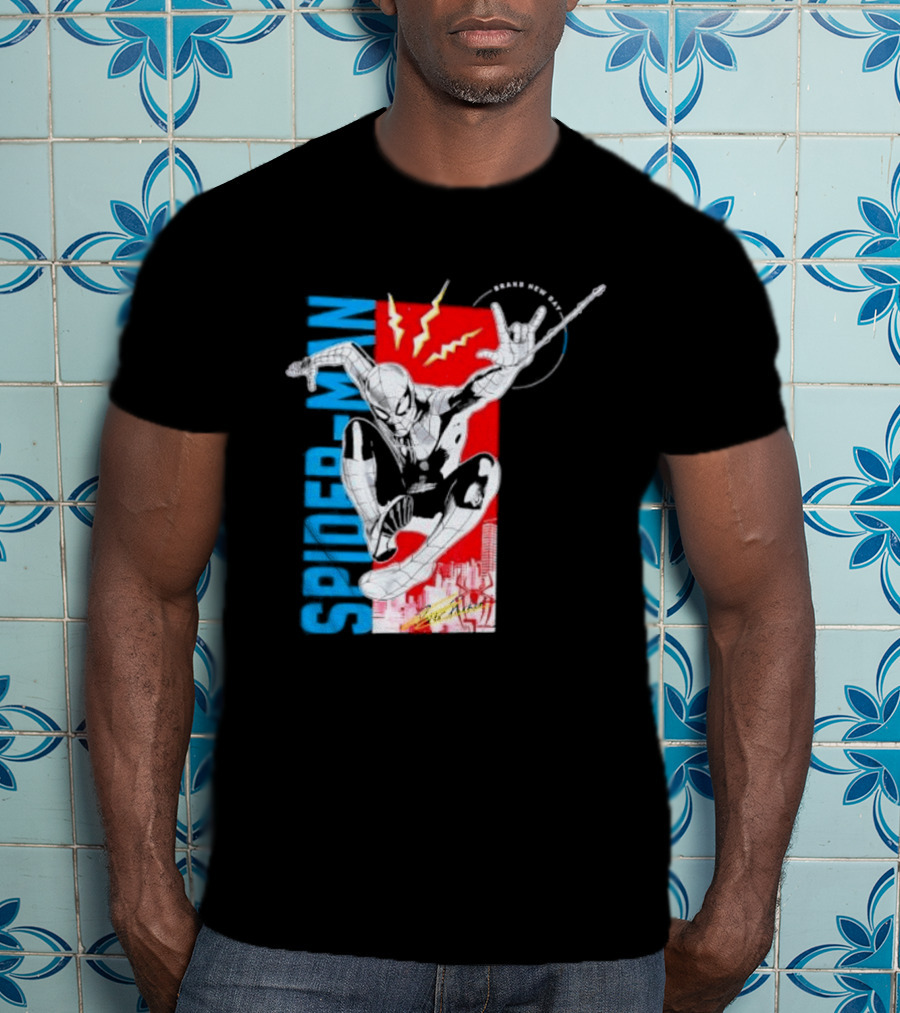 Spider Man Web Slinging Marvel Universe Brand New Day T-Shirt