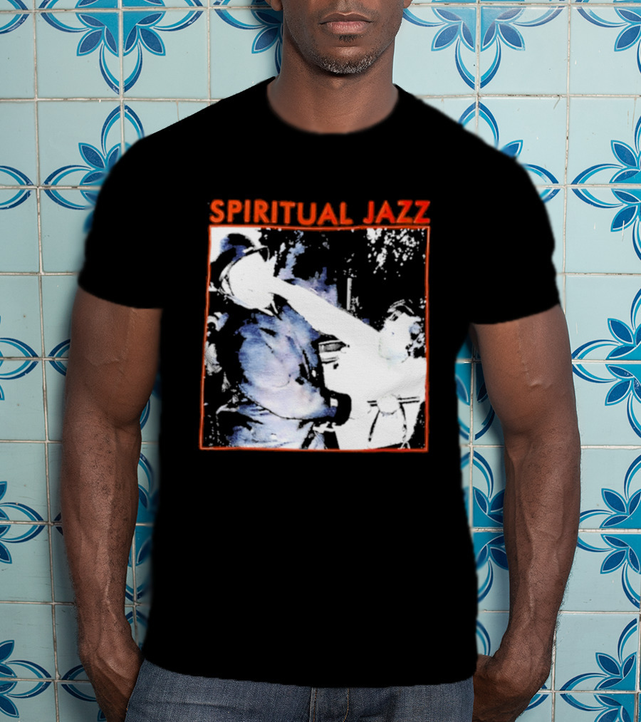 Spiritual Jazz Horn Player Watercolor T-Shirt