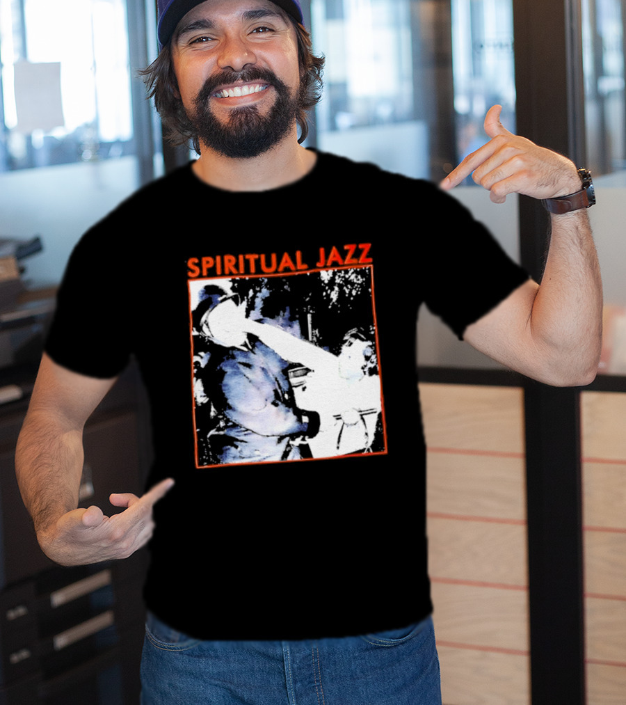 Spiritual Jazz Horn Player Watercolor T-Shirt