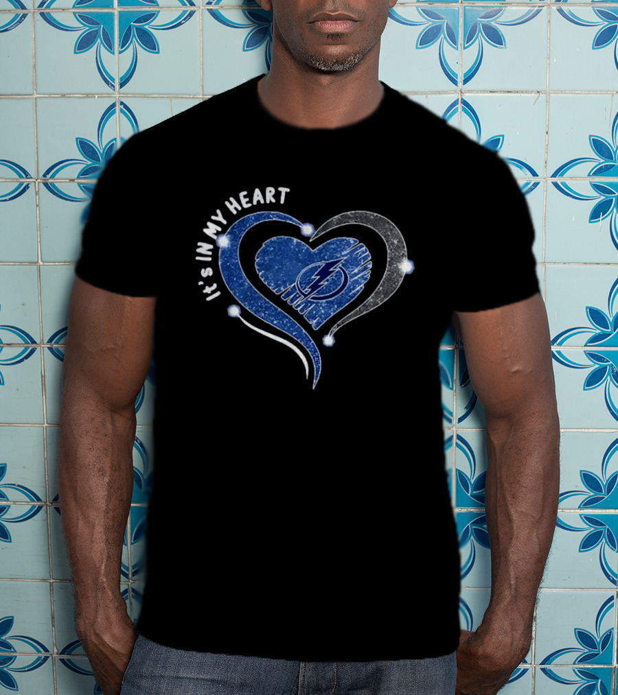 Tampa Bay Lightning It's In My Heart Hockey NHL 2026 T-Shirt