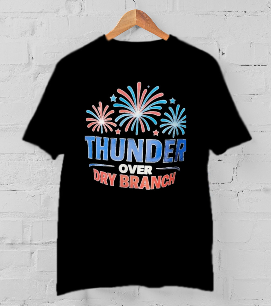 Thunder Over Dry Branch Fireworks Celebration Stars T-Shirt