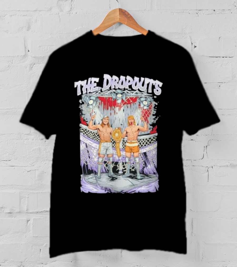 Tuckey And Scott Green The Dropouts Wrestling Champions In The Cage T-Shirt