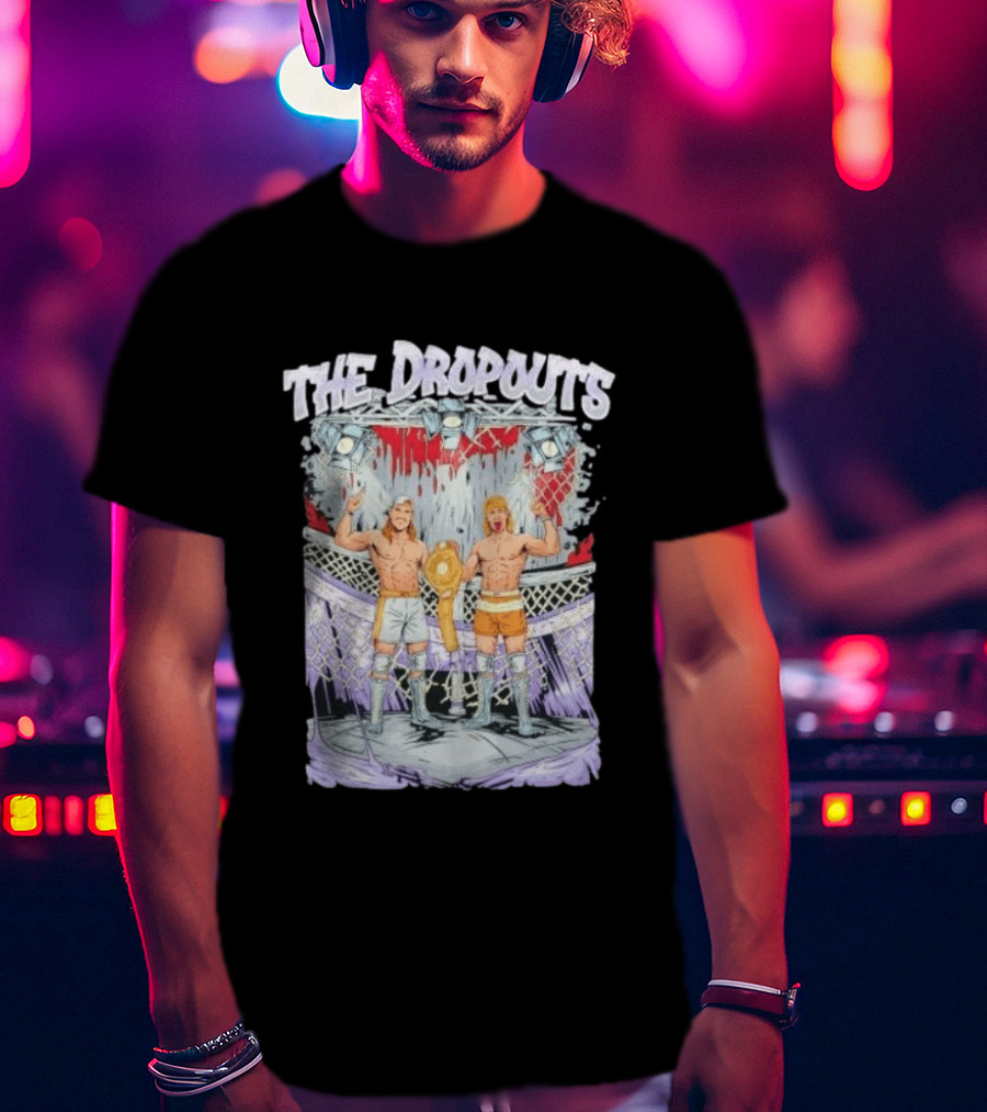 Tuckey And Scott Green The Dropouts Wrestling Champions In The Cage T-Shirt