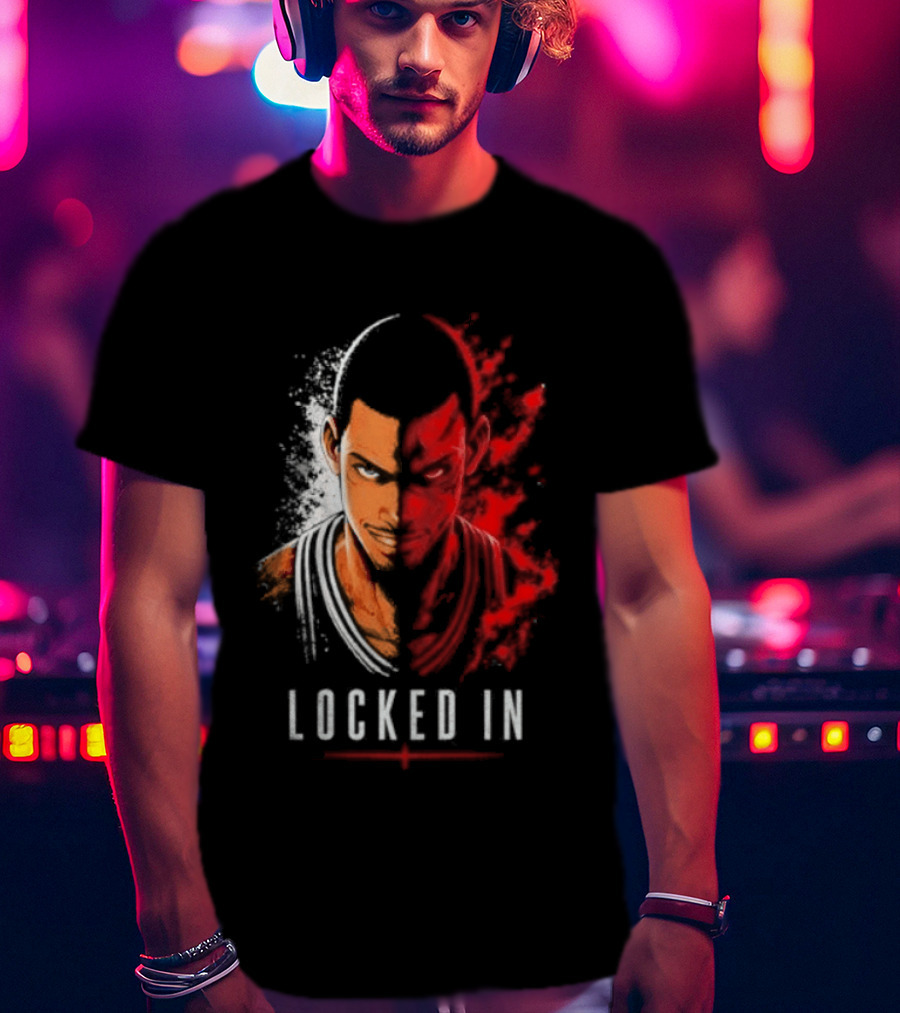 Victor Wembanyama Locked In Spurs Basketball Dual Color T-Shirt