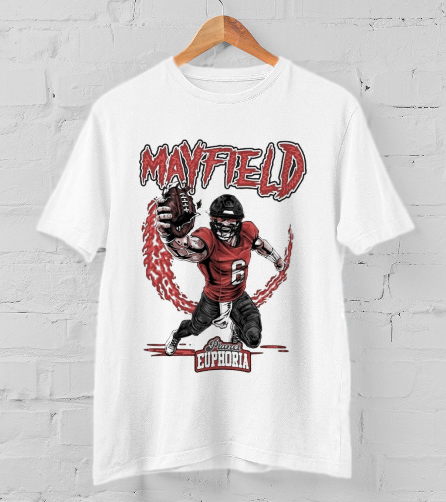 Mayfield Oklahoma Fire Cannon Football T-Shirt