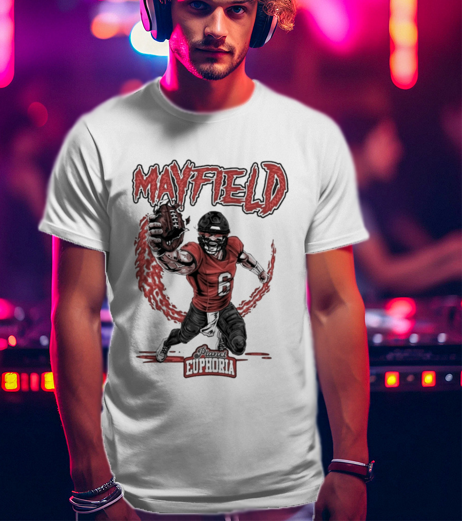 Mayfield Oklahoma Fire Cannon Football T-Shirt