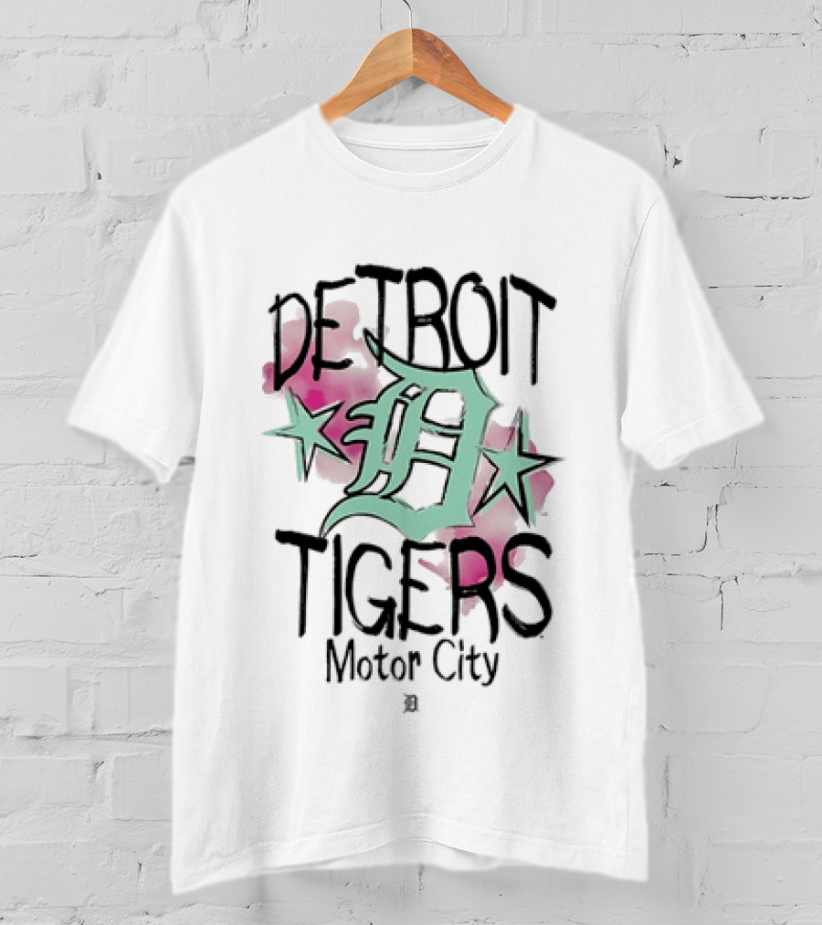 Detroit Tigers Motor City Punk Core Lifestyle T-Shirt