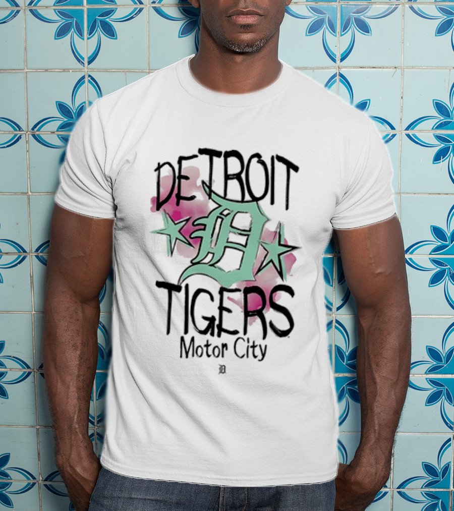 Detroit Tigers Motor City Punk Core Lifestyle T-Shirt