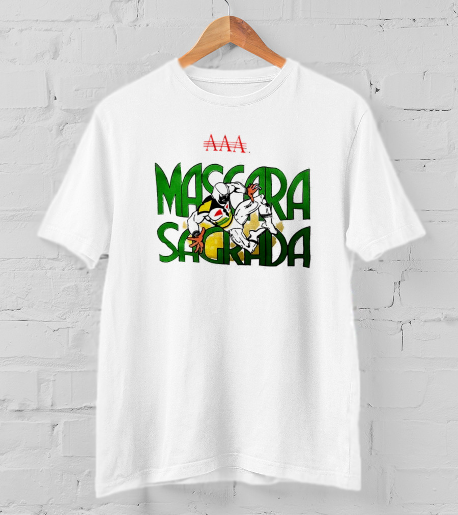 Máscara Sagrada AAA Lucha Libre Mexican Wrestling Hero T-Shirt