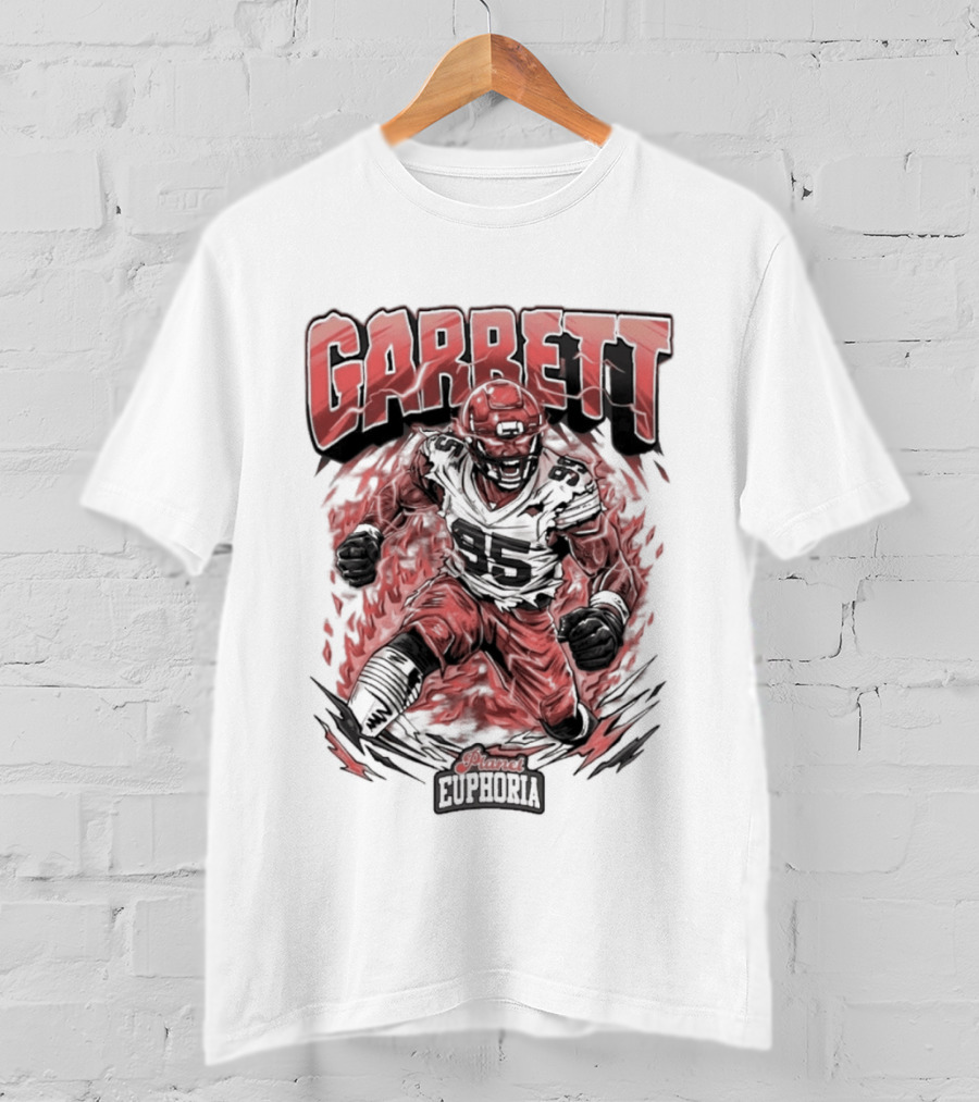 Garrett Inferno Hysteria Fiery Football Warrior T-Shirt