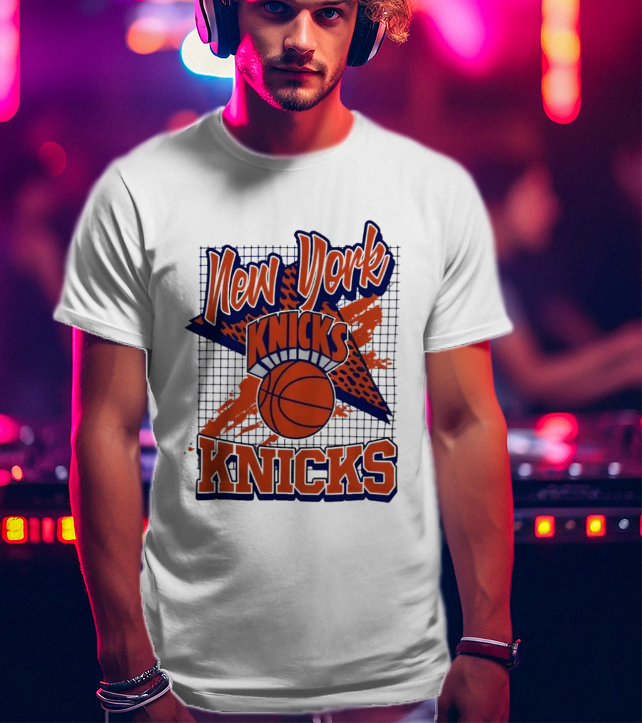 New York Knicks Hardwood Classics Vintage Basketball T-Shirt