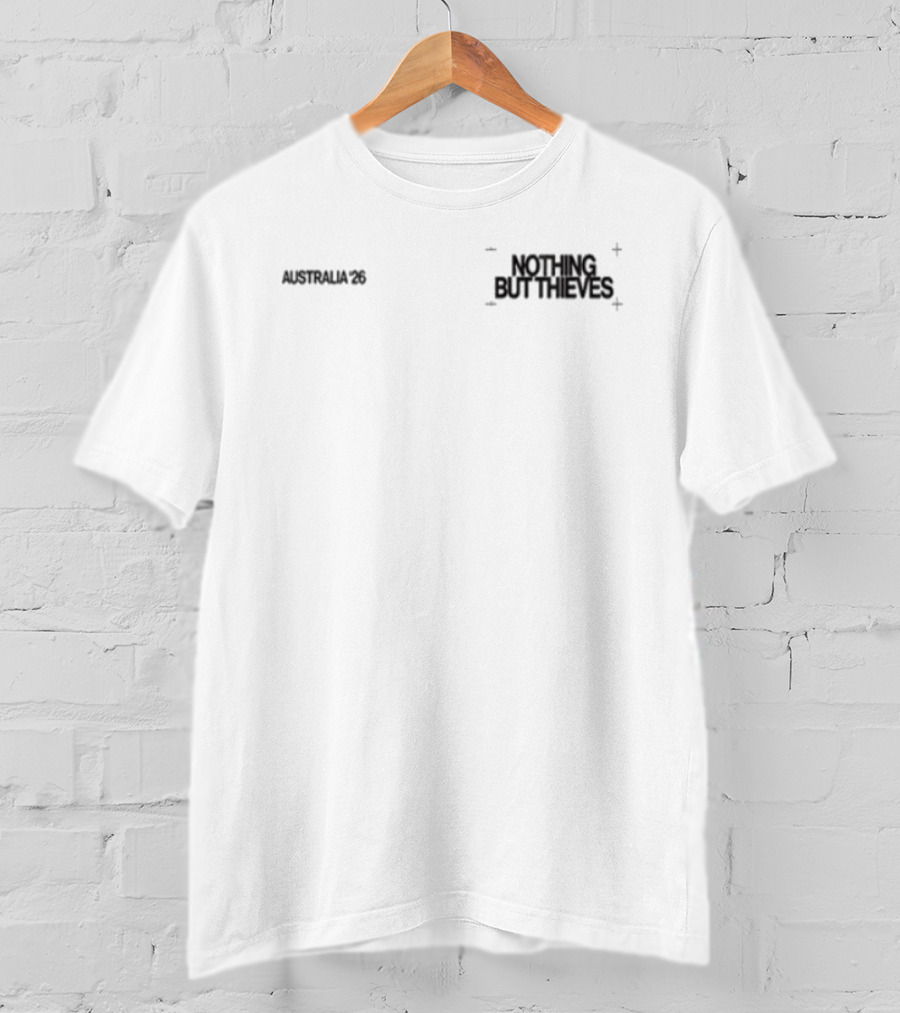 Nothing But Thieves Australia 2026 Tour T-Shirt