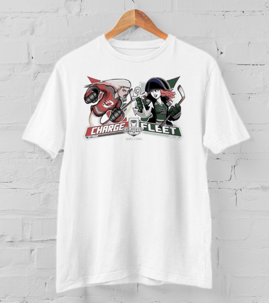Ottawa Charge Vs Boston Fleet Walter Cup 2026 Head To Head Showdown T-Shirt