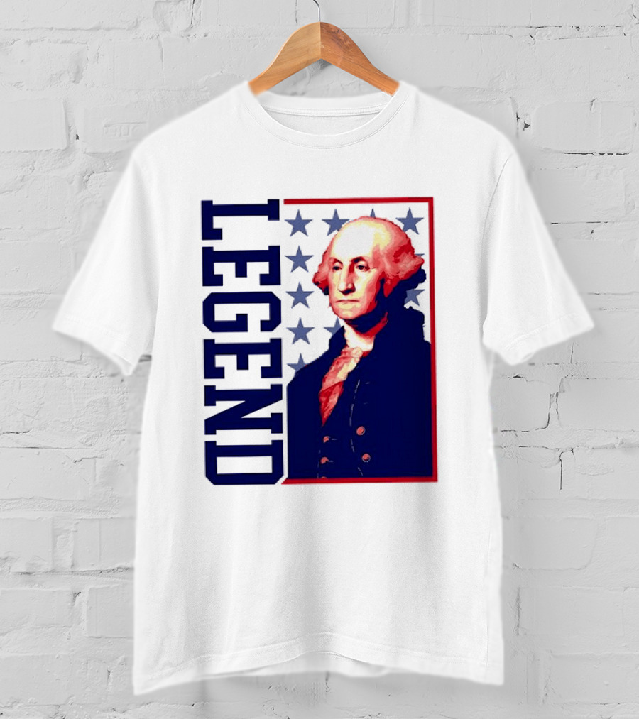 Legend George Washington 250th Anniversary America Freedom T-Shirt