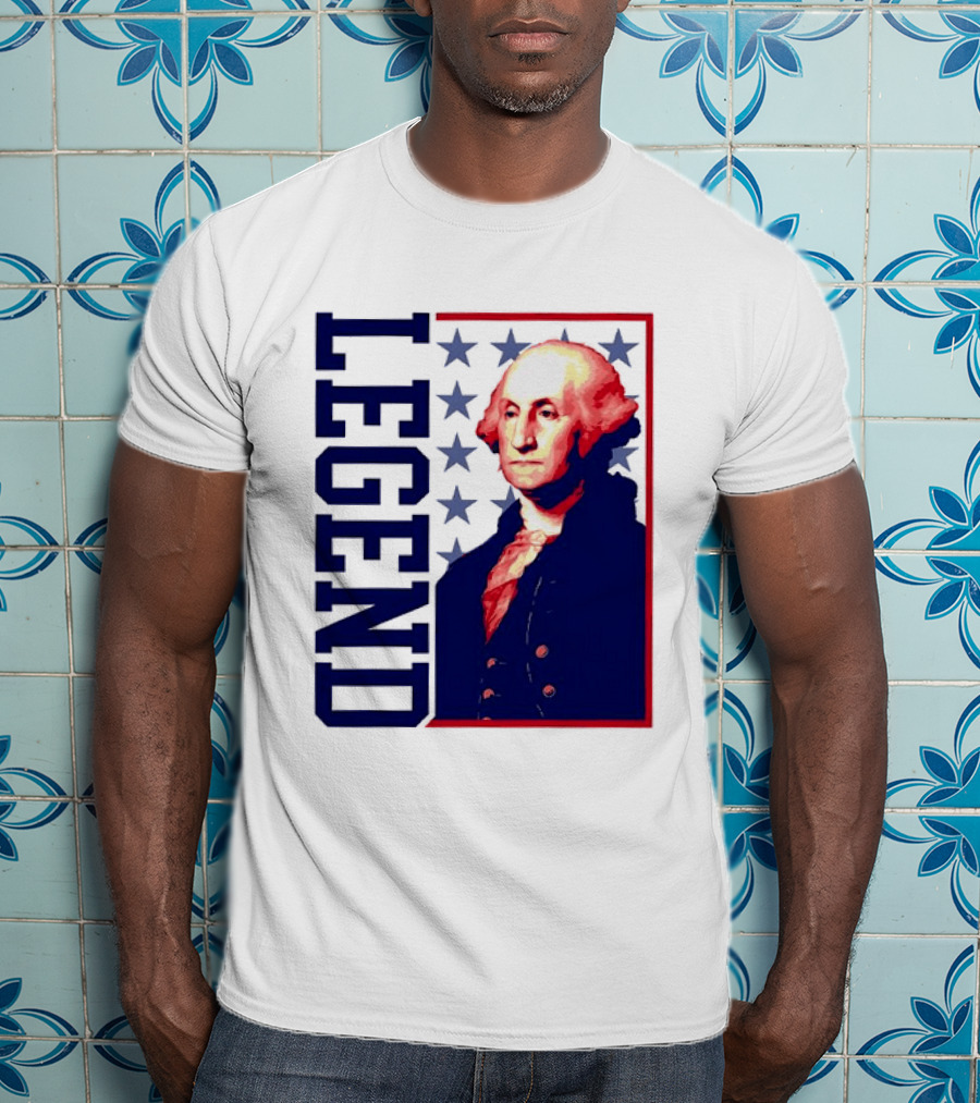 Legend George Washington 250th Anniversary America Freedom T-Shirt