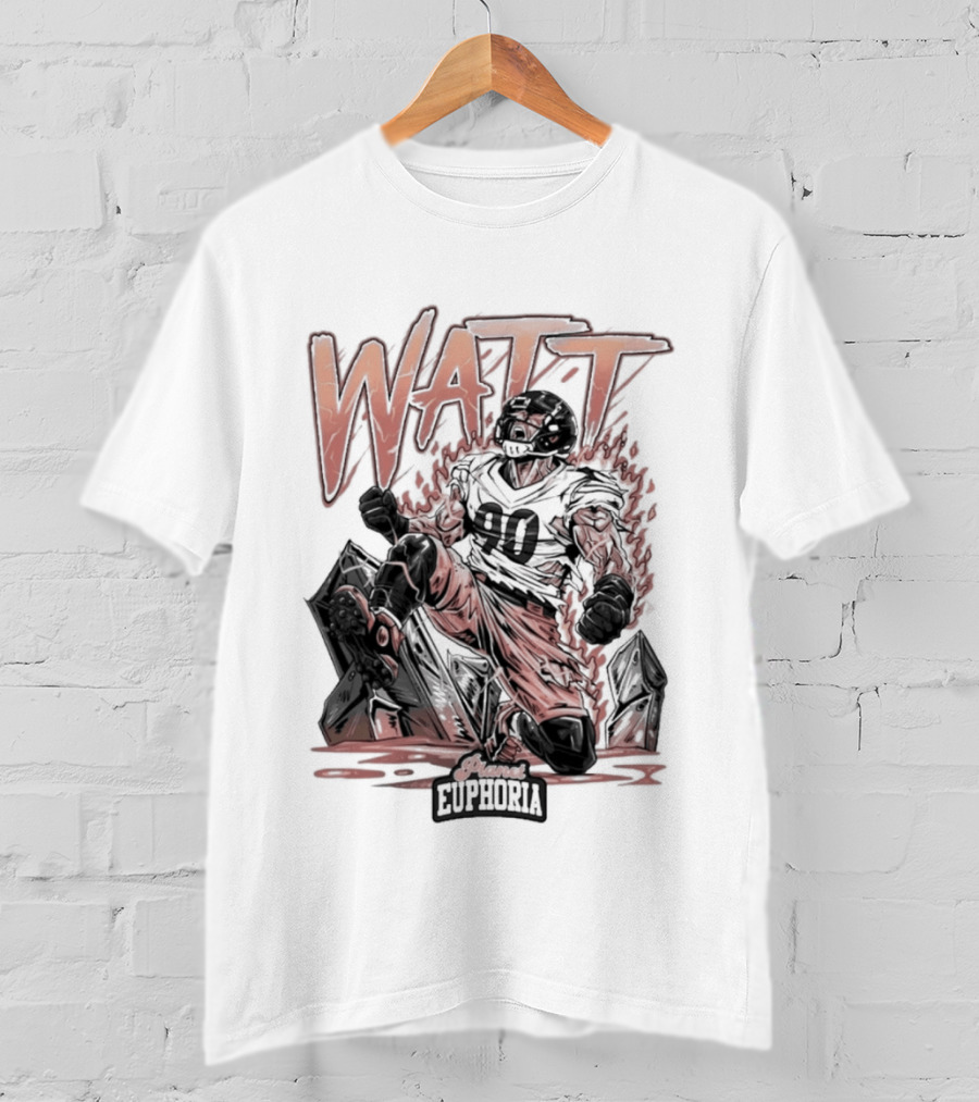 Watt Unstoppable Roar Number 90 Euphoria T-Shirt