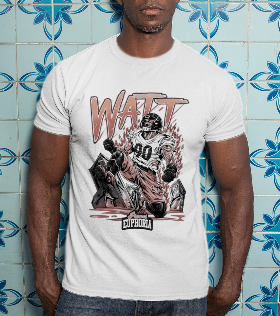 Watt Unstoppable Roar Number 90 Euphoria T-Shirt