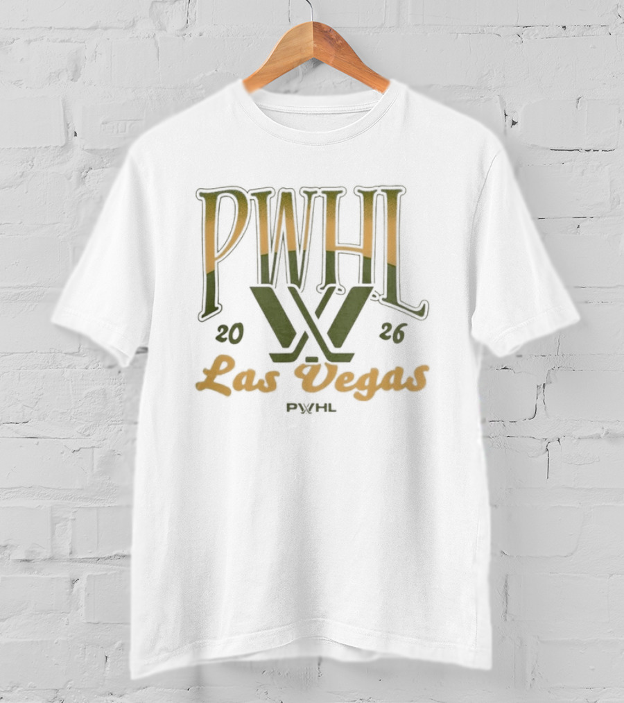 PWHL 2026 Las Vegas Hockey Essentials T-Shirt