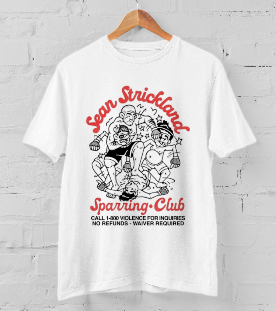 Sean Strickland Sparring Club MMA Fighter T-Shirt
