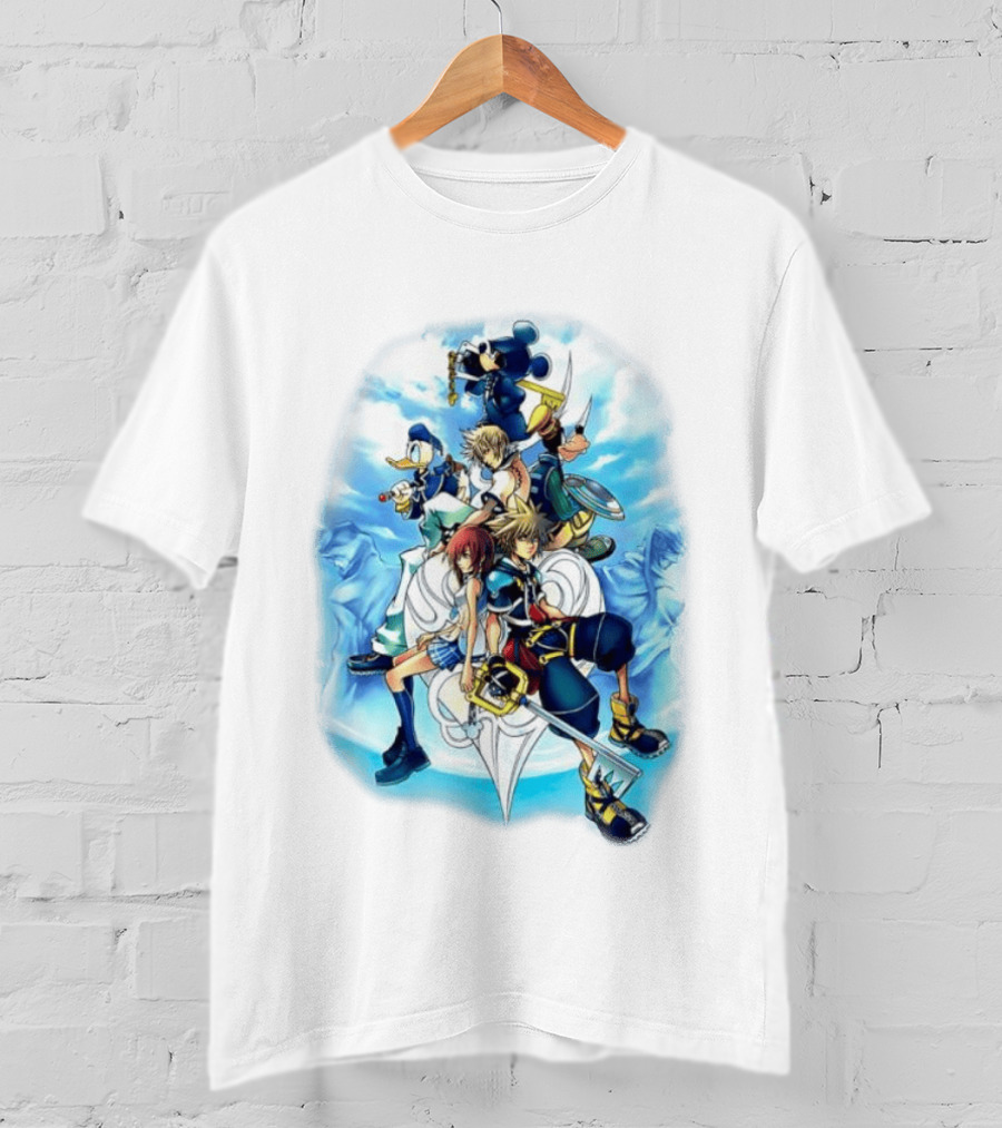Kingdom Hearts 2 Disney Characters Adventure Ensemble T-Shirt