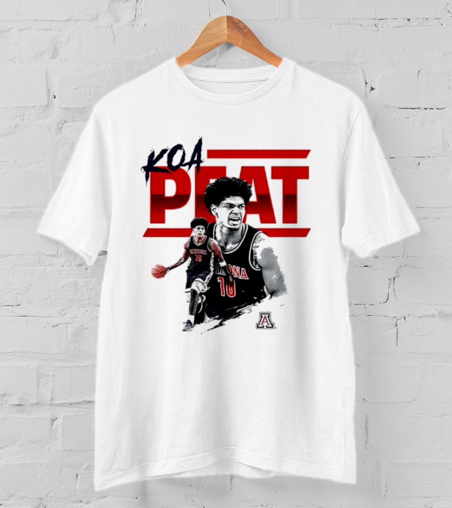 Koa Peat Arizona 10 Wildcats Basketball T-Shirt