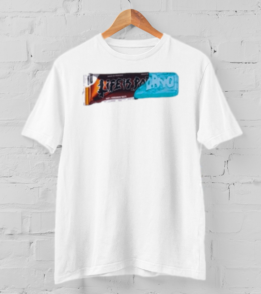 Life Is Porno Protein Bar Wrapper T-Shirt