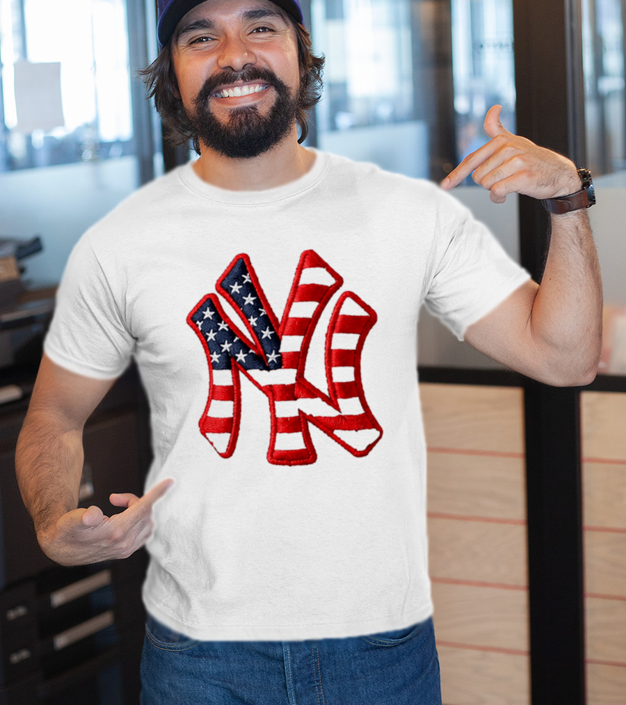 Yankees 4th Of July Stars And Stripes NY 2026 Giveaway T-Shirt