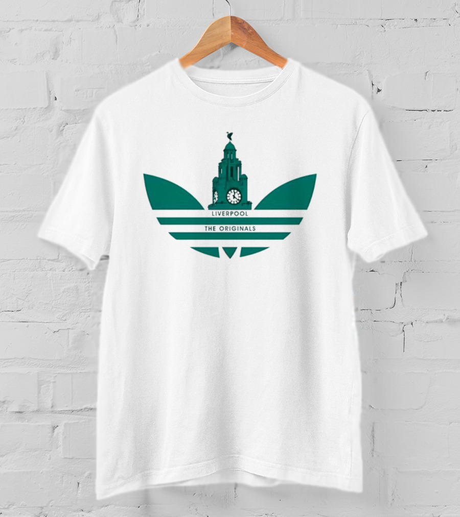 Liverpool The Originals Liver Building Wings T-Shirt
