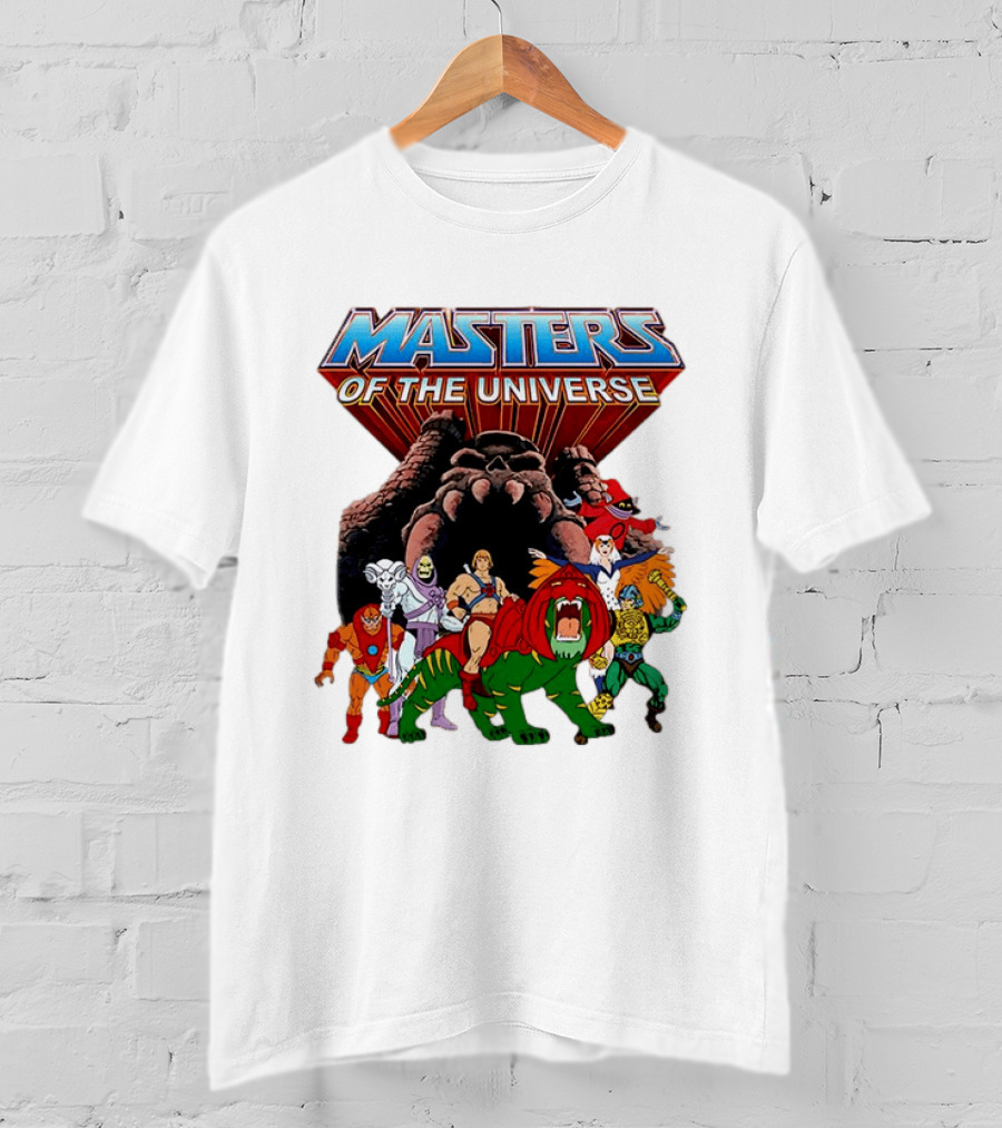 Masters Of The Universe He Man Skeletor Battle Cat Teela Beast Man Man At Arms Orko Animation Characters T-Shirt