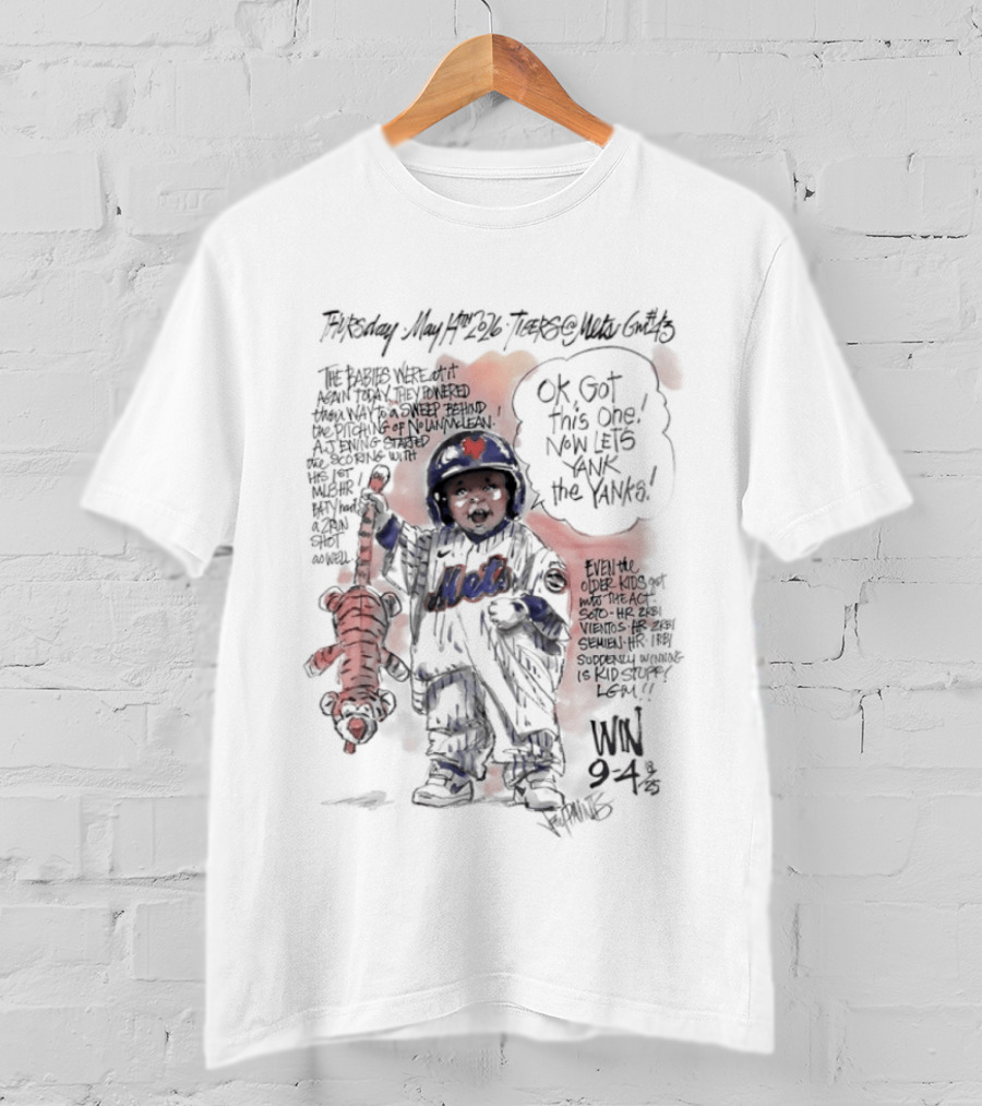 Mets Beat Tigers Game 2 Ok Got This One Now Let's Yank The Yanks T-Shirt