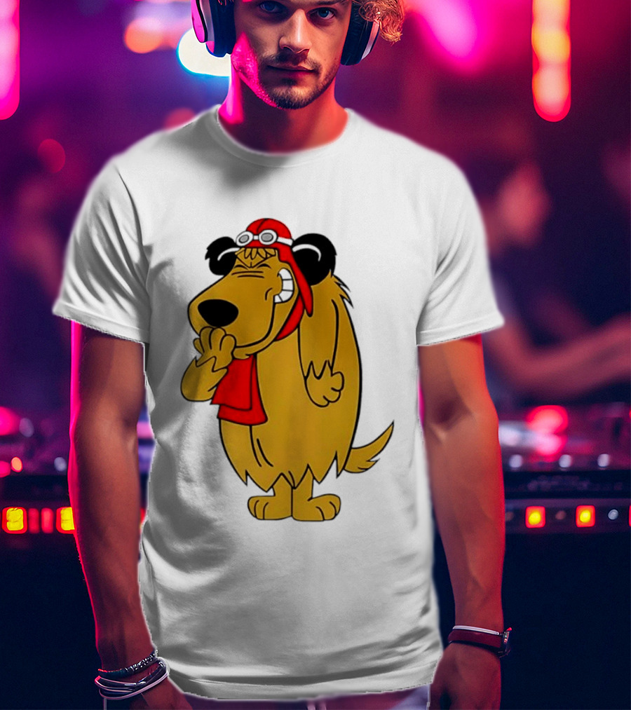Muttley Dog Wacky Races Cartoon T-Shirt