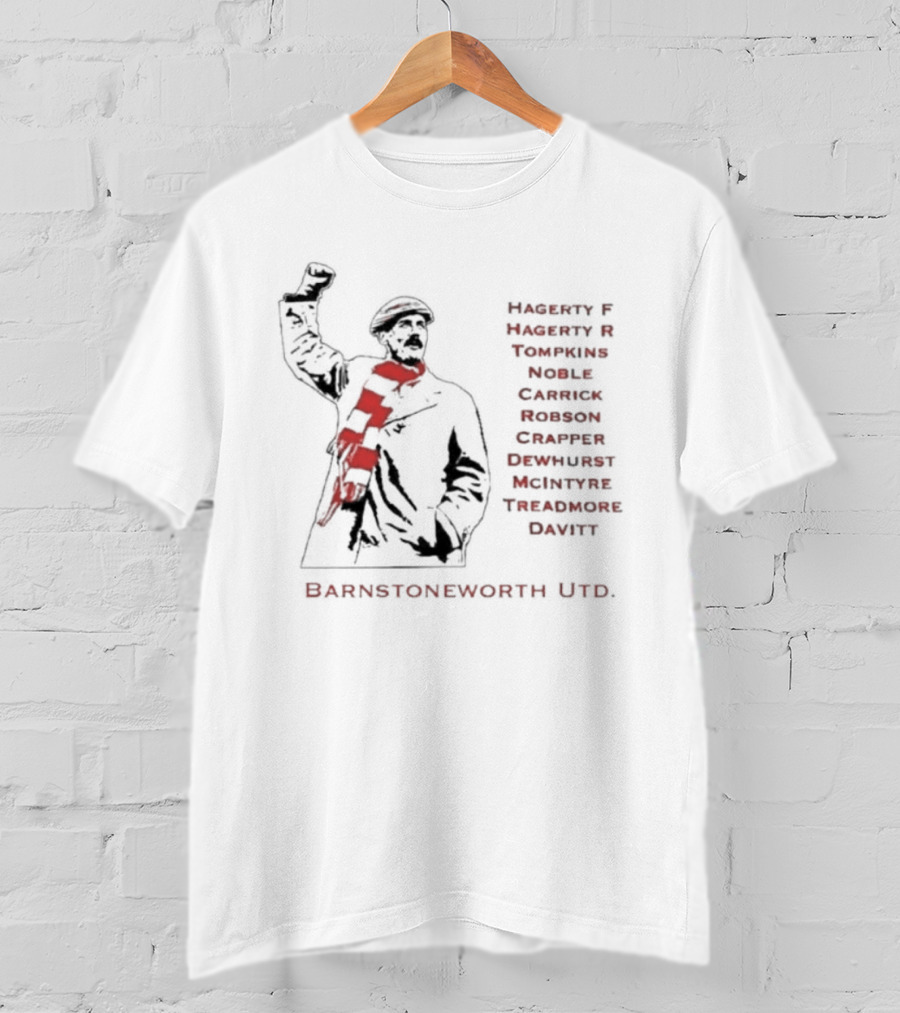 Barnstoneworth United Football Legends Players Ramsay Ackroyd Taylor Edwards T-Shirt