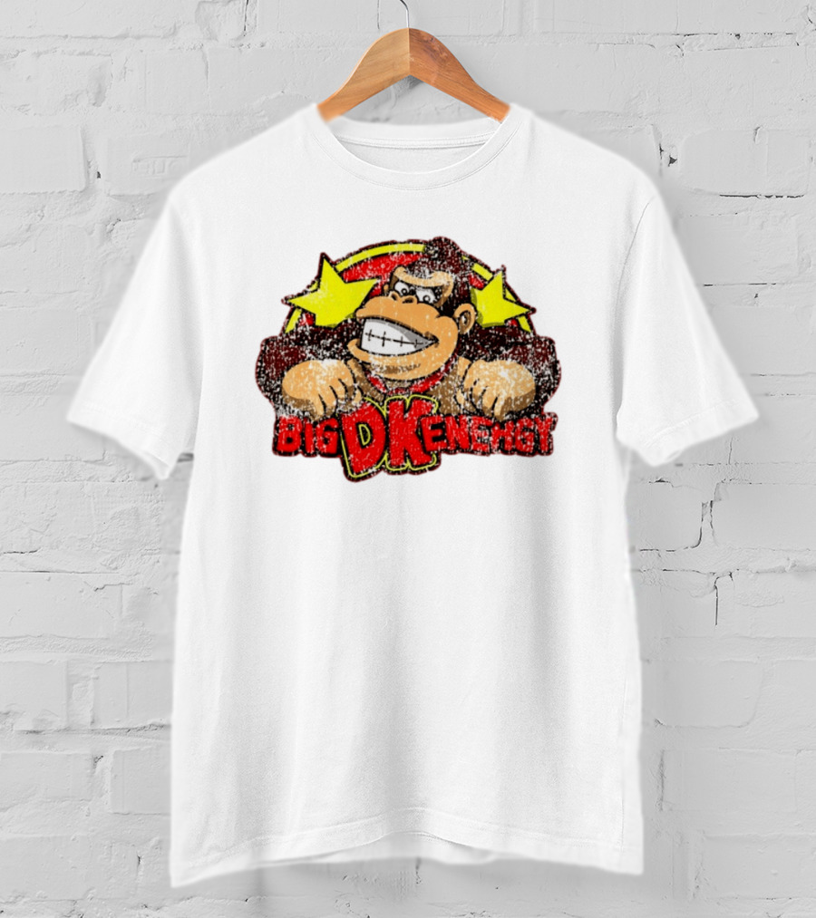 BIG DK Energy Retro Style Gaming Ape T-Shirt
