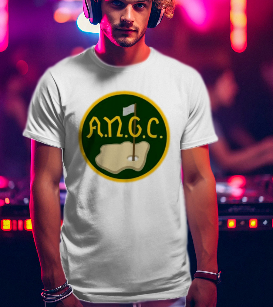 Cameron Young ANGC Golf Emblem Circular Crest T-Shirt