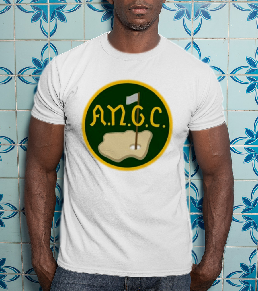 Cameron Young ANGC Golf Emblem Circular Crest T-Shirt