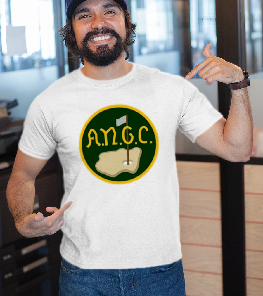 Cameron Young ANGC Golf Emblem Circular Crest T-Shirt